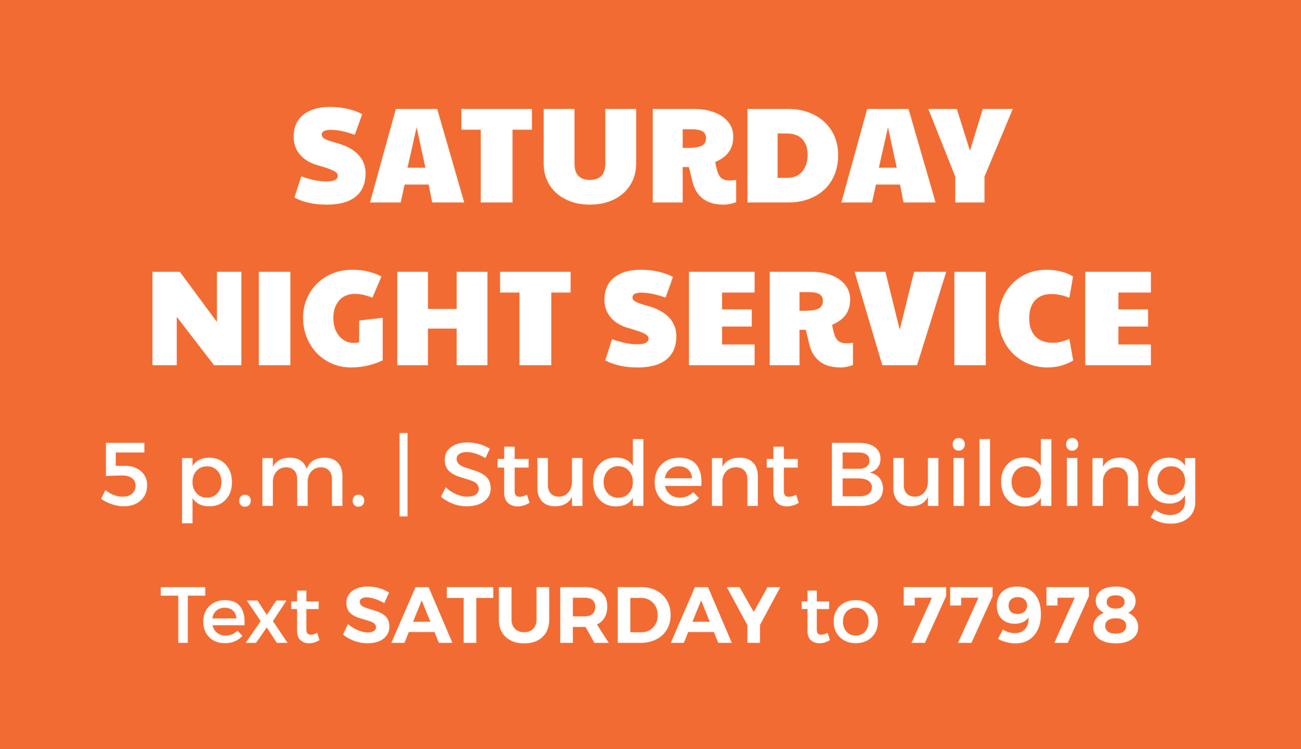 Cottonwood Creek Church - Saturday Night Service