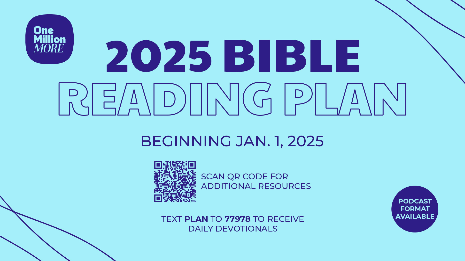 Cottonwood Creek - 2025 Bible Reading Plan